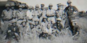 In boot camp near Soderwater before going Up North